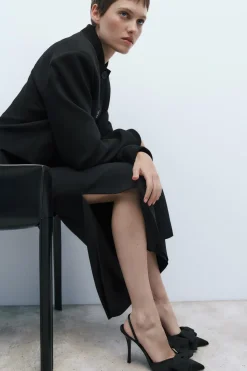 New ZAPATO TACON LAZO Mujer Zapatos