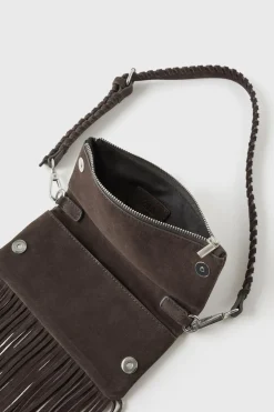 Niños ZARA Z3D +14 Años·Accesorios / Zapatos<Z3D BOLSO PIEL FLECOS