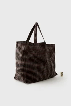 Niños ZARA Z3D +14 Años·Accesorios / Zapatos<Z3D BOLSO SHOPPER CUADROS