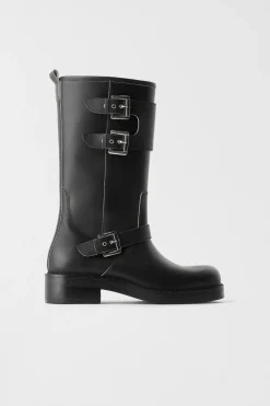 Niños ZARA Z3D +14 Años·Accesorios / Zapatos<Z3D BOTA BIKER PIEL