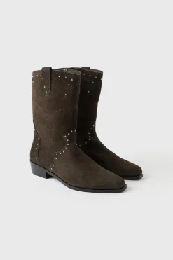 Niños ZARA Z3D +14 Años·Accesorios / Zapatos<Z3D BOTA COWBOY SERRAJE TACHAS