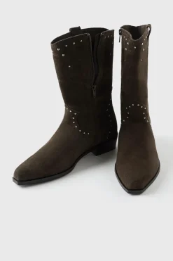 Niños ZARA Z3D +14 Años·Accesorios / Zapatos<Z3D BOTA COWBOY SERRAJE TACHAS