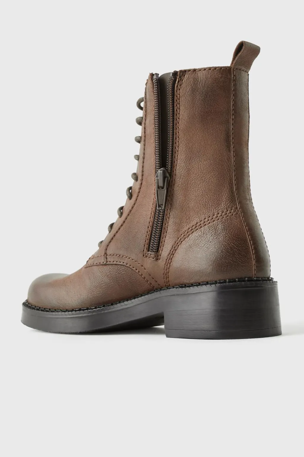 Niños ZARA Z3D +14 Años·Accesorios / Zapatos<Z3D BOTÍN PIEL VINTAGE