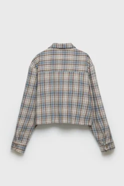 Niños ZARA Z3D +14 Años·Partes De Arriba<Z3D CAMISA CUADROS BOLSILLO