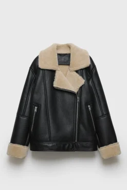 Niños ZARA Z3D +14 Años·Partes De Arriba<Z3D CAZADORA BIKER DOBLE FAZ