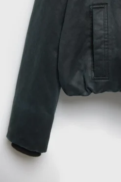 Niños ZARA Z3D +14 Años·Partes De Arriba<Z3D CAZADORA ENCERADA CUELLO