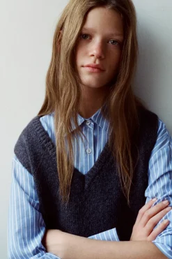 Niños ZARA Z3D +14 Años·Partes De Arriba<Z3D CHALECO PUNTO