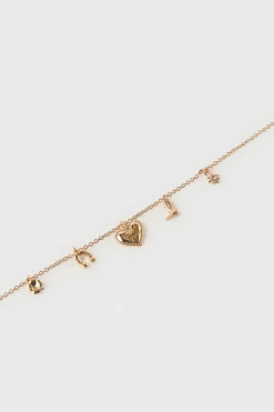 Niños ZARA Z3D +14 Años·Accesorios / Zapatos<Z3D COLLAR DORADO MULTICHARM