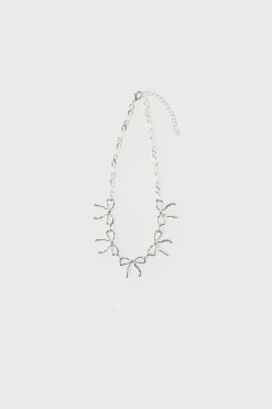 Niños ZARA Z3D +14 Años·Accesorios / Zapatos<Z3D COLLAR METÁLICO LAZOS BRILLO