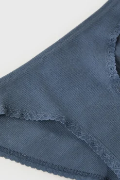 Niños ZARA Z3D +14 Años·Accesorios / Zapatos<Z3D CONJUNTO TOP Y BRAGUITA LISOS PUNTILLA