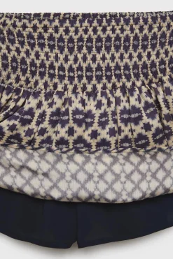 Niños ZARA Z3D +14 Años·Partes De Abajo<Z3D FALDA BERMUDA ESTAMPADO VOLANTES