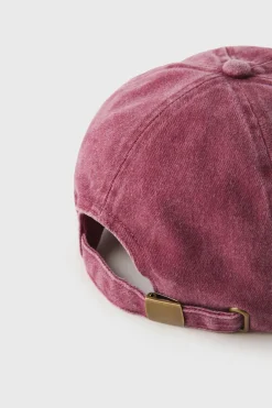 Niños ZARA Z3D +14 Años·Accesorios / Zapatos<Z3D GORRA EFECTO LAVADO TEXTO BORDADO