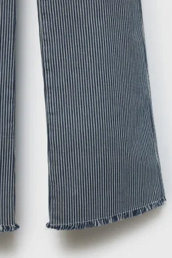 Niños ZARA Z3D +14 Años·Partes De Abajo<Z3D JEANS WIDE LEG RAYAS