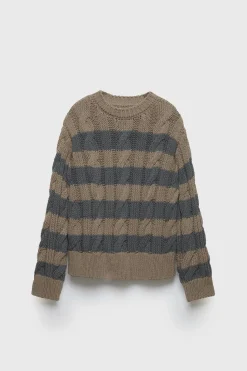 Niños ZARA Z3D +14 Años·Partes De Arriba<Z3D JERSEY PUNTO OCHOS RAYAS