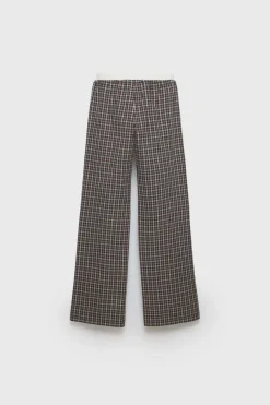 Niños ZARA Z3D +14 Años·Partes De Abajo<Z3D PANTALÓN CUADROS DOBLE CINTURILLA