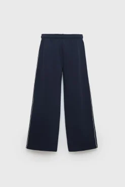 Mujer/Niños ZARA Z3D +14 Años·Partes De Abajo<Z3D PANTALÓN WIDE LEG BANDAS LATERALES