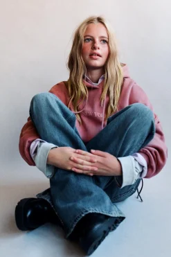 Niños ZARA Z3D +14 Años·Partes De Arriba<Z3D SUDADERA OVERSIZE TEXTO