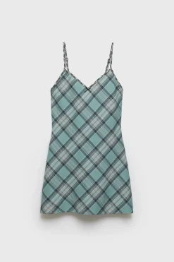 Niños ZARA Z3D +14 Años·Partes De Arriba|Z3D +14 Años·Partes De Abajo<Z3D VESTIDO TIRANTES CUADROS