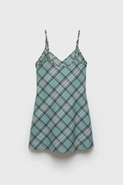 Niños ZARA Z3D +14 Años·Partes De Arriba|Z3D +14 Años·Partes De Abajo<Z3D VESTIDO TIRANTES CUADROS