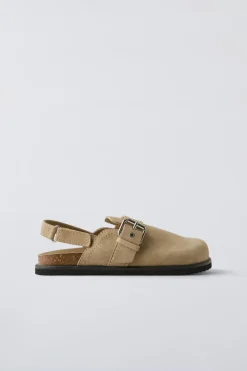 Niños ZARA 6 - 14 Años·Zapatos<ZUECO PIEL