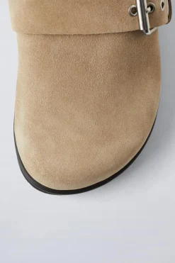 Niños ZARA 6 - 14 Años·Zapatos<ZUECO PIEL