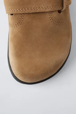 Niños ZARA 6 - 14 Años·Zapatos|6 - 14 Años·Zapatos<ZUECO PIEL SERRAJE